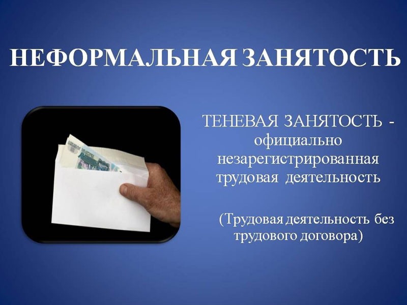 Теневая занятость. Причины. Последствия. Ответственность.